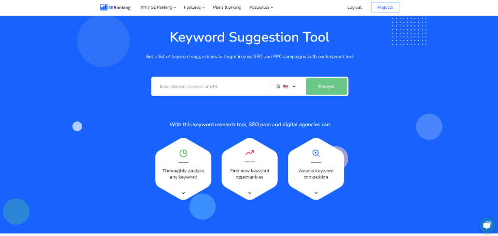 SE Ranking vs. Ahrefs: Overview. SE Ranking Keyword Suggestion tool features