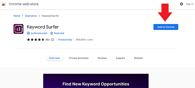 Surfer SEO Review: Surfer SEO keyword research tool in use