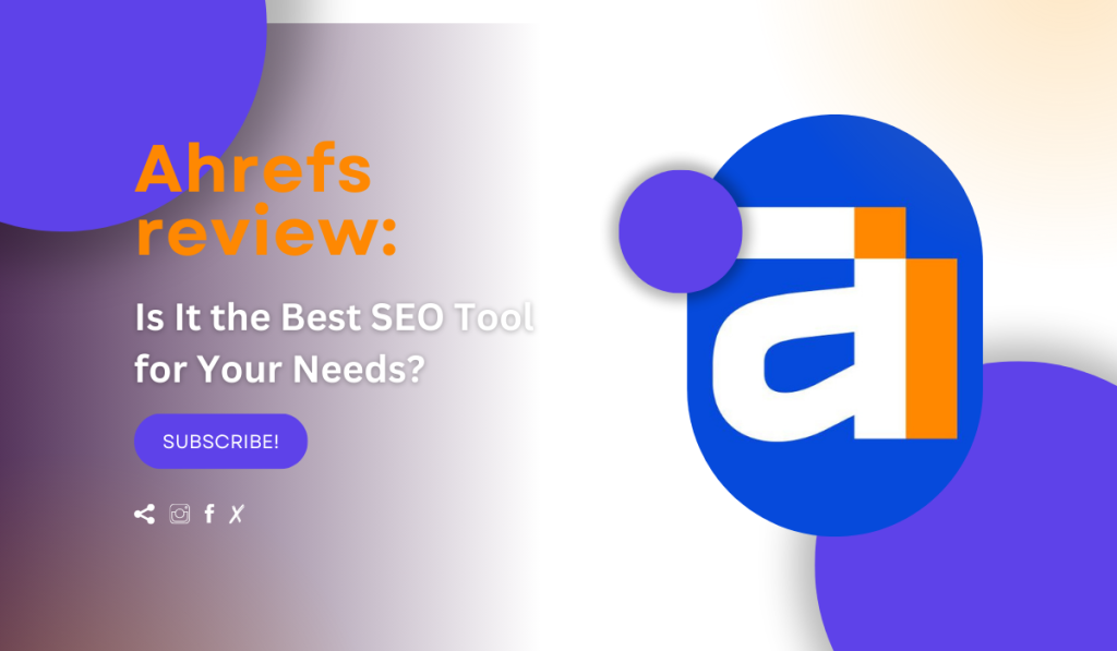Astute-Tech Ahrefs review interface showcasing SEO analysis tools