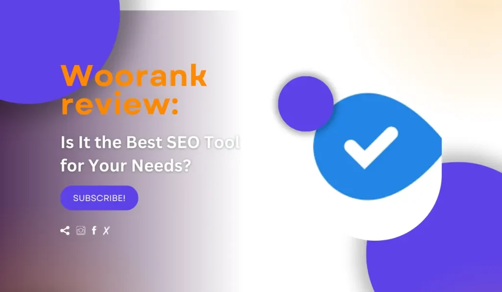 Woorank review thumbnail featuring the logo and key features overview.